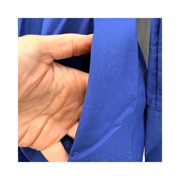 Co. Midi Length Blue Poplin Dress Size: XS - Picture 10 of 15